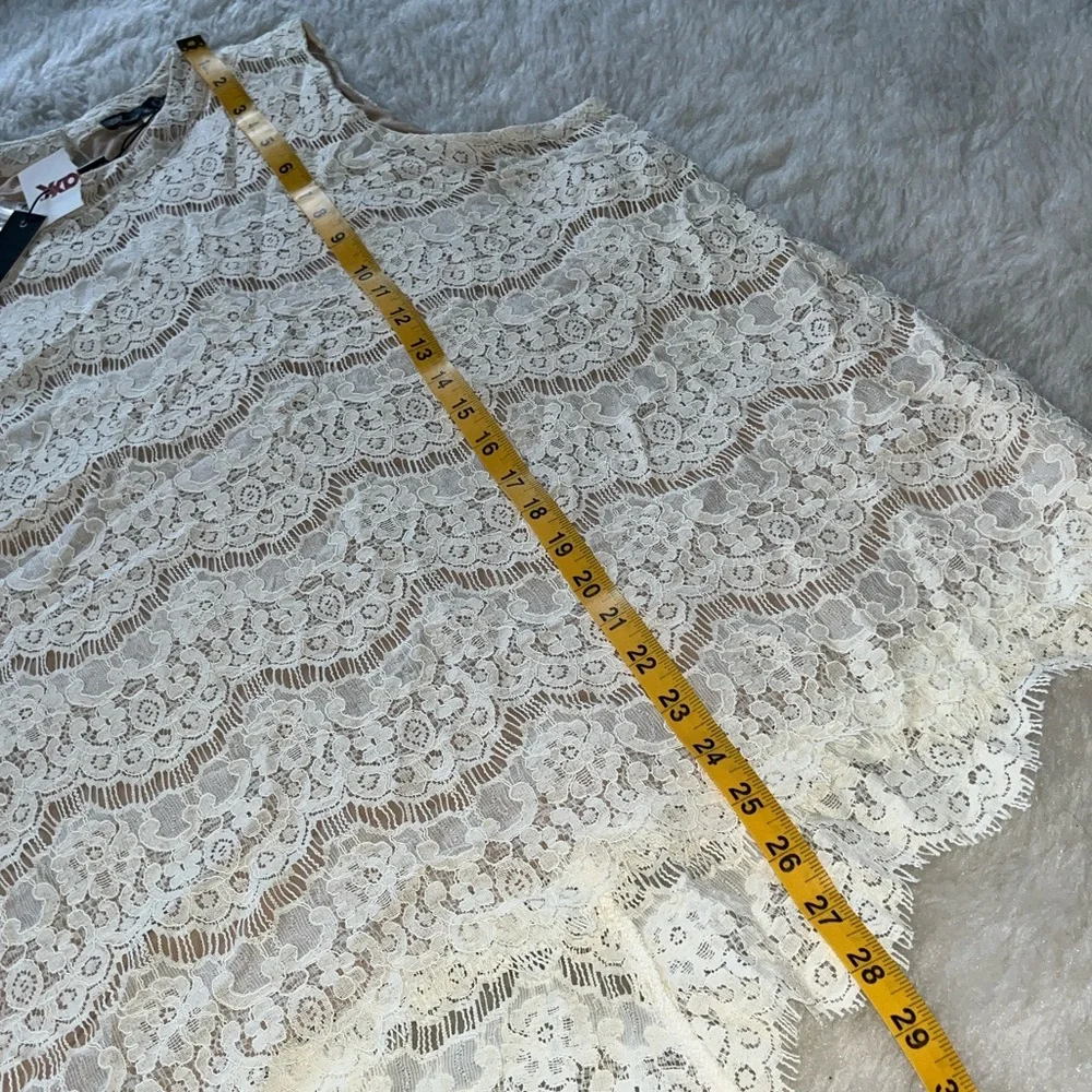 Rose and Olive Chic Lace Sleeveless Top size XL - Picture 7 of 9